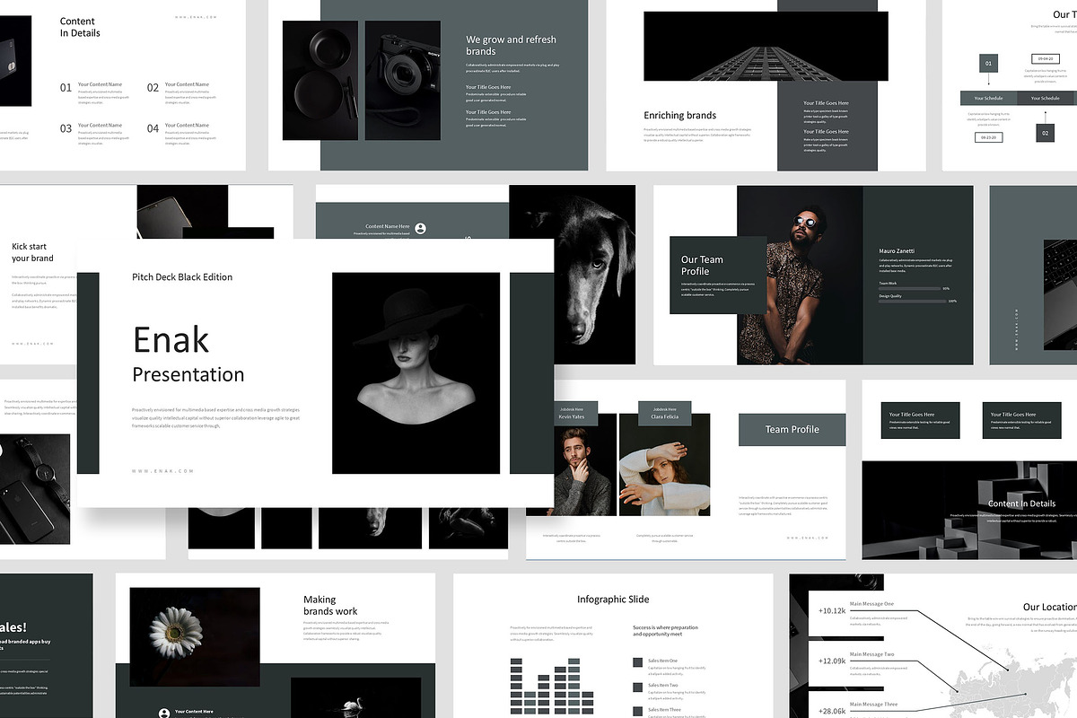 Enak : Business Pitch Keynote, a Presentation Template by Punkl Camp (Photo 1 of 9)