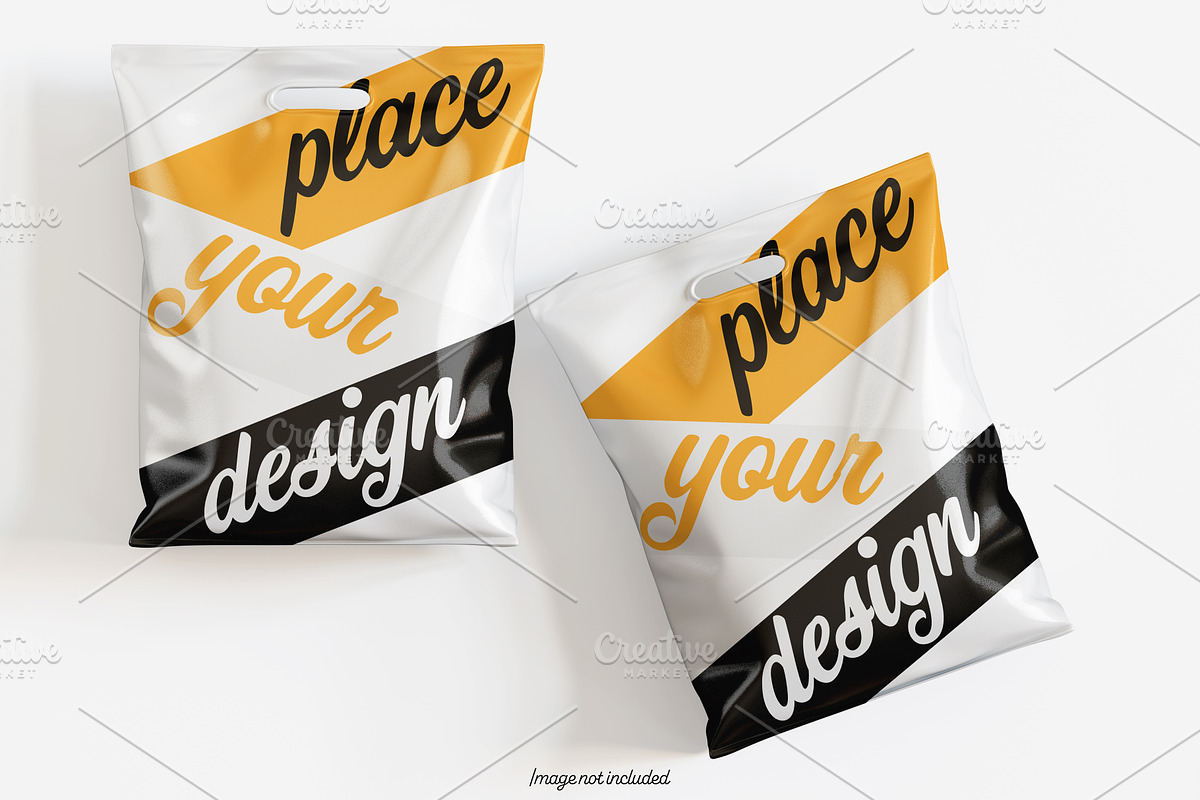 Paper bag white color mockup bundles, a Packaging Mockup by Ambo Ampeng (Photo 23 of 32)