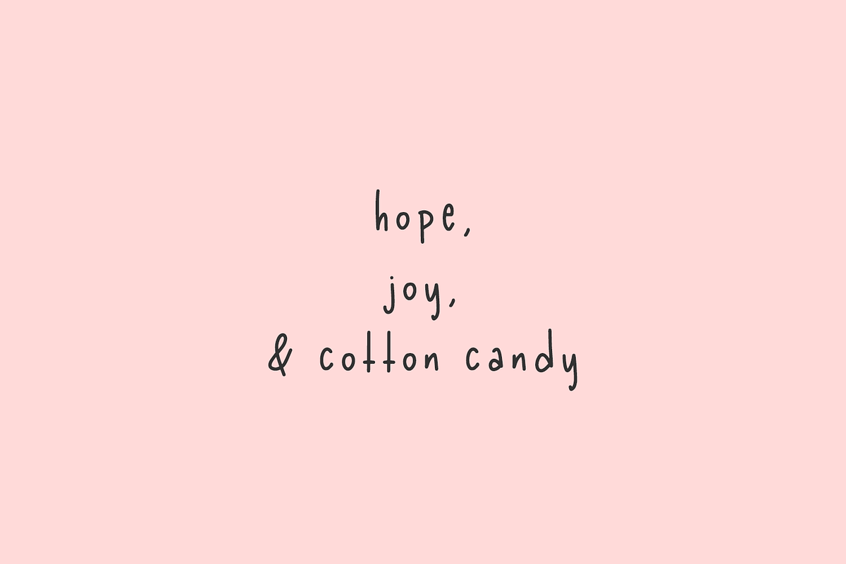 Candy Wrapper - A Handlettered Font, a Sans Serif Font by Beck McCormick (Photo 9 of 10)