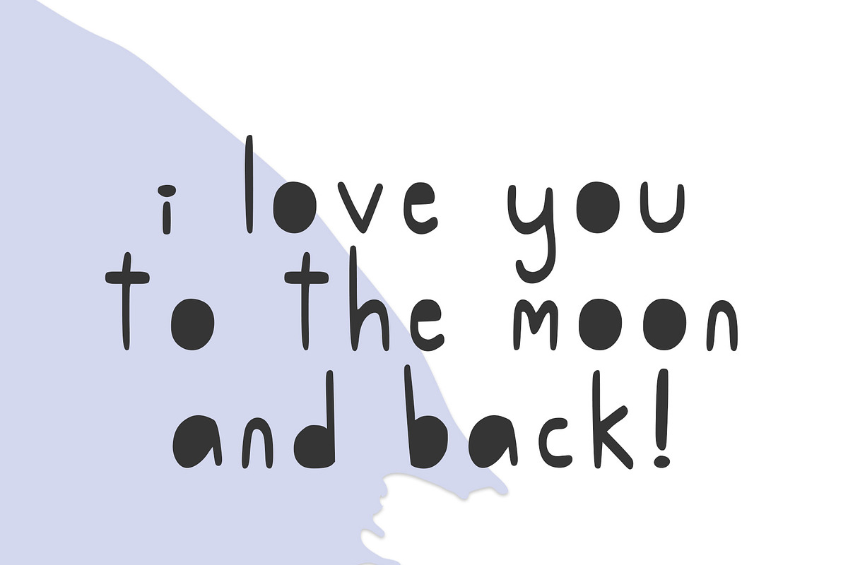 Choco Chunk, A Hand-Lettered Font preview 3