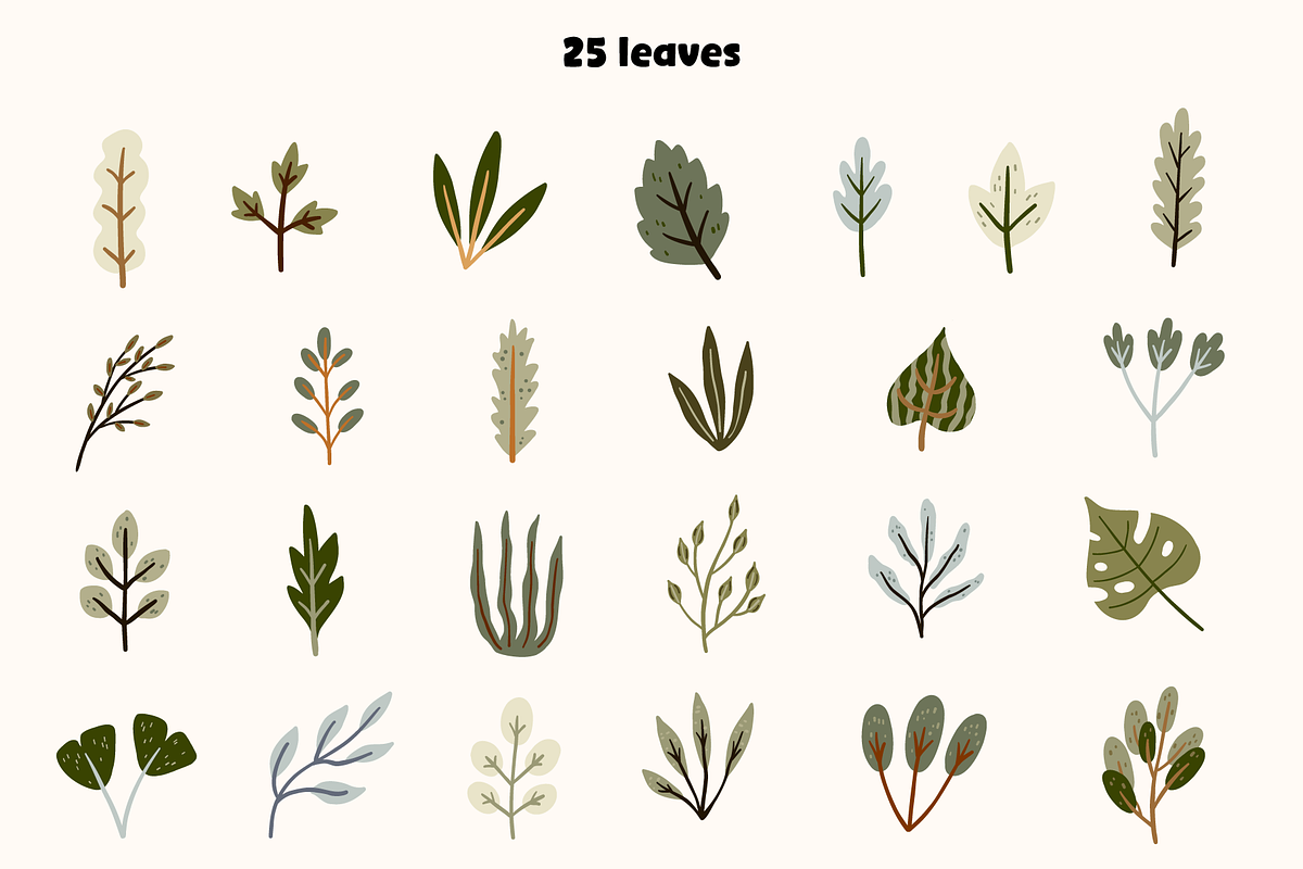Garden Harmony Vector Set, an Object Graphic by Digitaliya (Photo 3 of 8)
