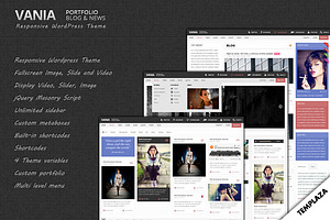Vania - Responsive WordPress Theme