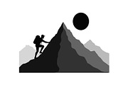 Mountain Adventure Silhouette Bundle, an Object Graphic by Gfx_Store (Thumbnail 11 of 16)