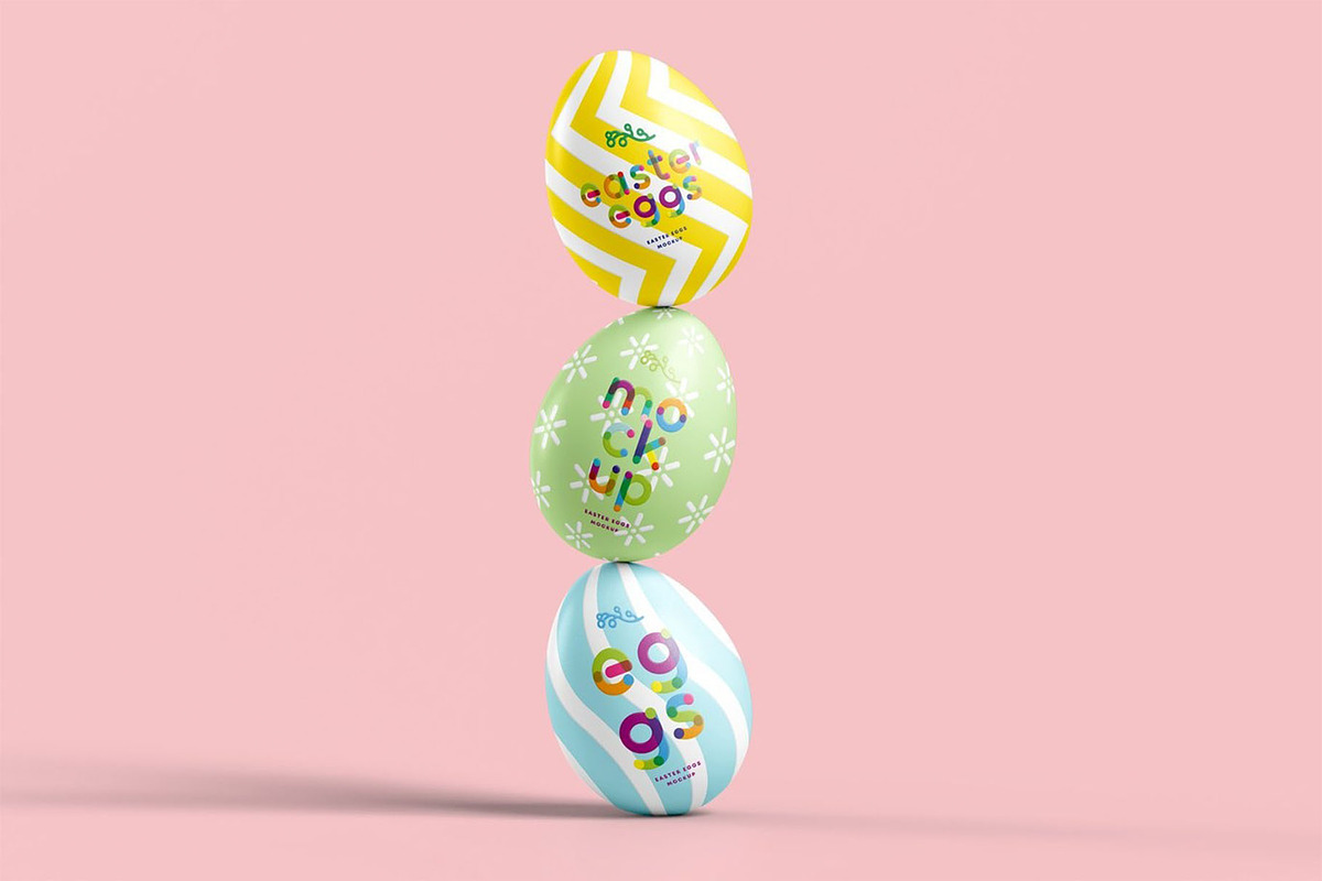 Easter Eggs Mock-up, a Product Mockup by Se٧enStudio (Photo 6 of 11)