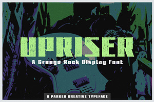 Upriser - Grunge Rock Font