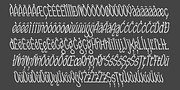 Craggy, a Handwritten Font by Ingrimayne Type (Thumbnail 9 of 9)