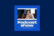 Podcast Social Media Post Bundle, a Social Media Template by Saman Osama (Thumbnail 8 of 12)