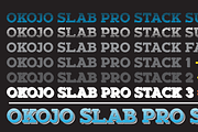 Okojo Slab Pro Stack, a Font by Wordshape (Thumbnail 3 of 5)