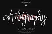 Autography | Script Font, a Script Font by Scratchones (Thumbnail 1 of 8)