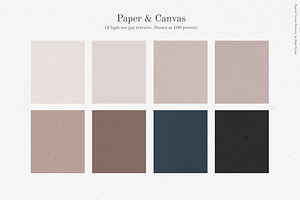 Watercolor Paper Canvas Textures