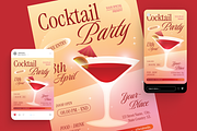 Cocktail Party Flyer Set, a Flyer Template by Annora Studio (Thumbnail 5 of 6)