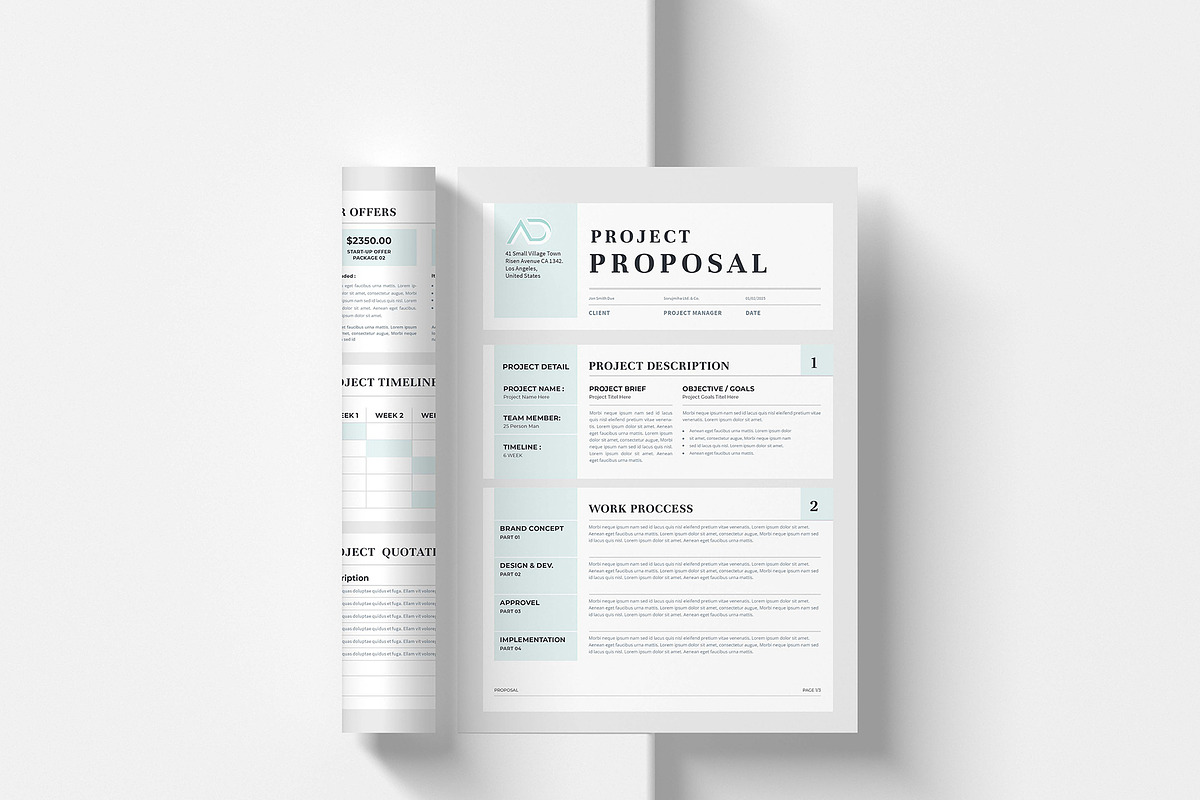 Proposal | MS Word & Indesign, a Stationery Template by design_hut (Photo 6 of 7)