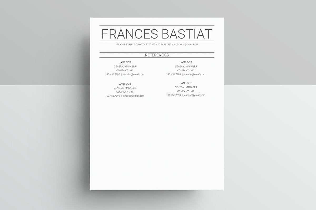 Google Docs Resume Template, a Resume Template by MioDocs (Photo 6 of 7)