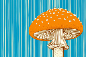 Orange mushroom with dotted cap, a Nature Photo by MistyDay