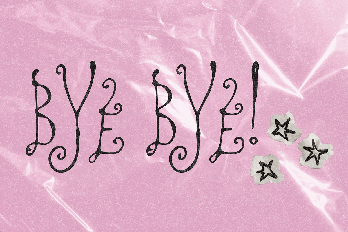 Stay Away My Darling Weird Font, a Handwritten Font by The October Creative (Photo 8 of 8)