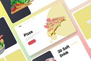 3D Food Icons, a 3D by Flat Icons (Thumbnail 2 of 8)