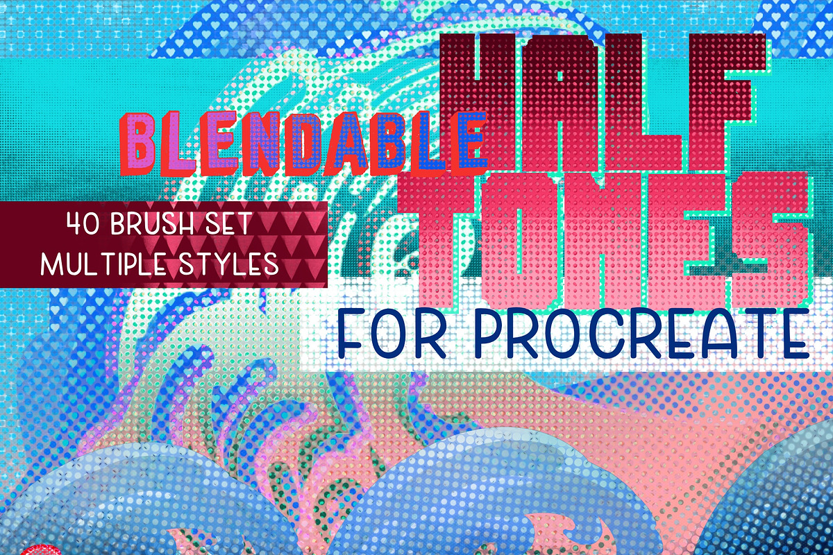 Pressure sensitive! half tones, a Brush Add-On by Courtney Leigh creates (Photo 1 of 6)