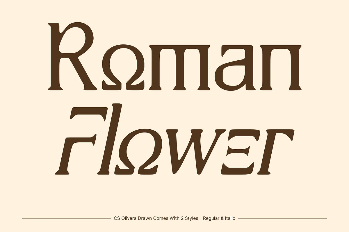 CS Olivera Drawn, a Serif Font by Craft Supply Co. (Photo 4 of 8)