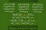 Polyphia - Decorative Font, a Blackletter Font by TypeClassHeroes (Thumbnail 9 of 10)