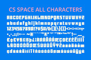 CS Space – Bold Font, a Sans Serif Font by Craft Supply Co. (Thumbnail 8 of 8)