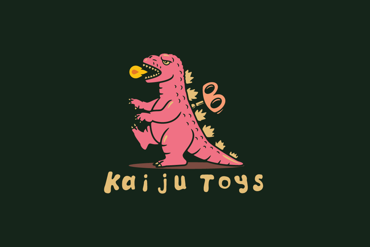 Kaiju Toys Logo Template, a Branding & Logo Template by Kreasi Malam (Photo 2 of 4)