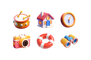 Journey 3D Icons, a 3D by Craftwork (Thumbnail 1 of 5)