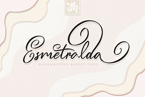 Esmetralda - Handwritten Font