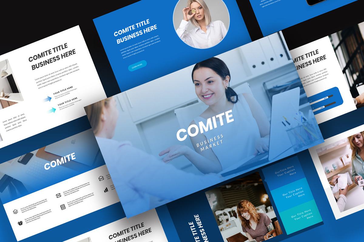 Comite Business Powerpoint Template, a Presentation Template by ...