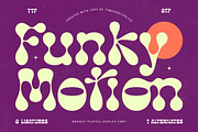 Funky Motion - Groovy Display Font, a Serif Font by timelesstype.co (Thumbnail 1 of 20)