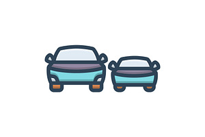 Mini small color icon, a Duotone Icon by Creative priyanka