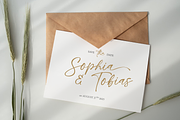 Sophia Authney, a Script Font by MJB Letters (Thumbnail 5 of 10)
