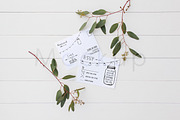 A2 Postcard Mockup - Eucalyptus 2, a Print Template by ILLONA GRAPHICS (Thumbnail 5 of 5)