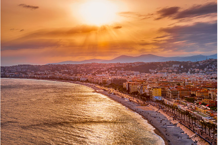 Picturesque view of Nice, France on, an Architecture Photo by f9photos