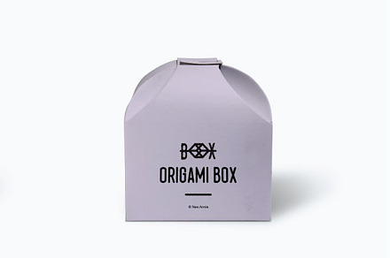 Origami Paper Box Mock-Up