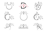 30 stylized black dragons, an Icon by Bloom21Art (Thumbnail 6 of 7)