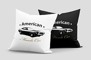T-Shirt Print Muscle Car Vector, a Sport Illustration by Plaid4You (Thumbnail 6 of 8)