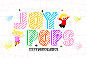 Joypops - Playful Kids Font, a Sans Serif Font by KiddoGlyphs Studio (Thumbnail 1 of 4)