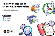 Task Management Illustration, an Object Illustration by SLAB! Design (Thumbnail 1 of 2)