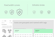 Crypto Security outline icons, an Outline Icon by LAFS (Thumbnail 3 of 3)