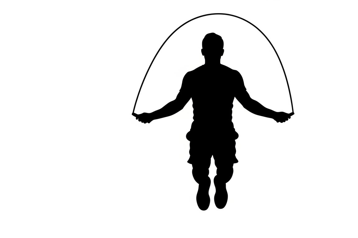 An energetic Jump Rope Silhouette, an Illustration by Amazin_art (Photo 25 of 31)