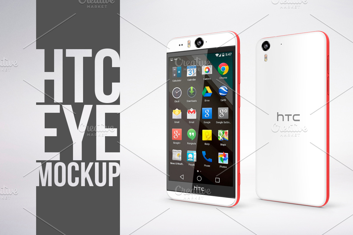 HTC Desire EYE Photorealistic Mockup, a Device Mockup by Alex_Yanko (Photo 1 of 5)