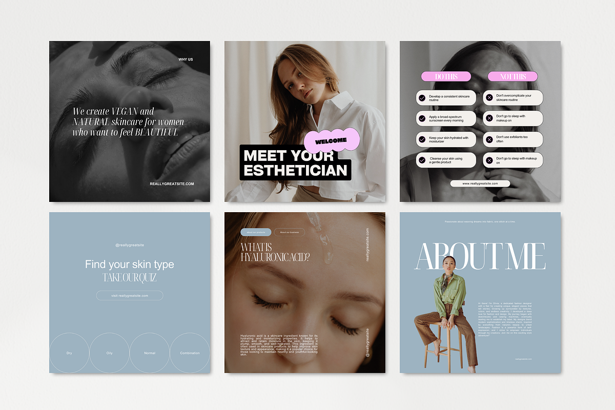 Skincare Coach Instagram Template 01, a Social Media Template by My Template Studio (Photo 16 of 23)