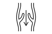 Varicose veins line icon set, an Outline Icon by ElineDesign (Thumbnail 2 of 3)