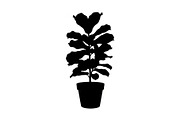 Minimal Potted Plant Silhouette, a Graphic by Artivon (Thumbnail 8 of 10)
