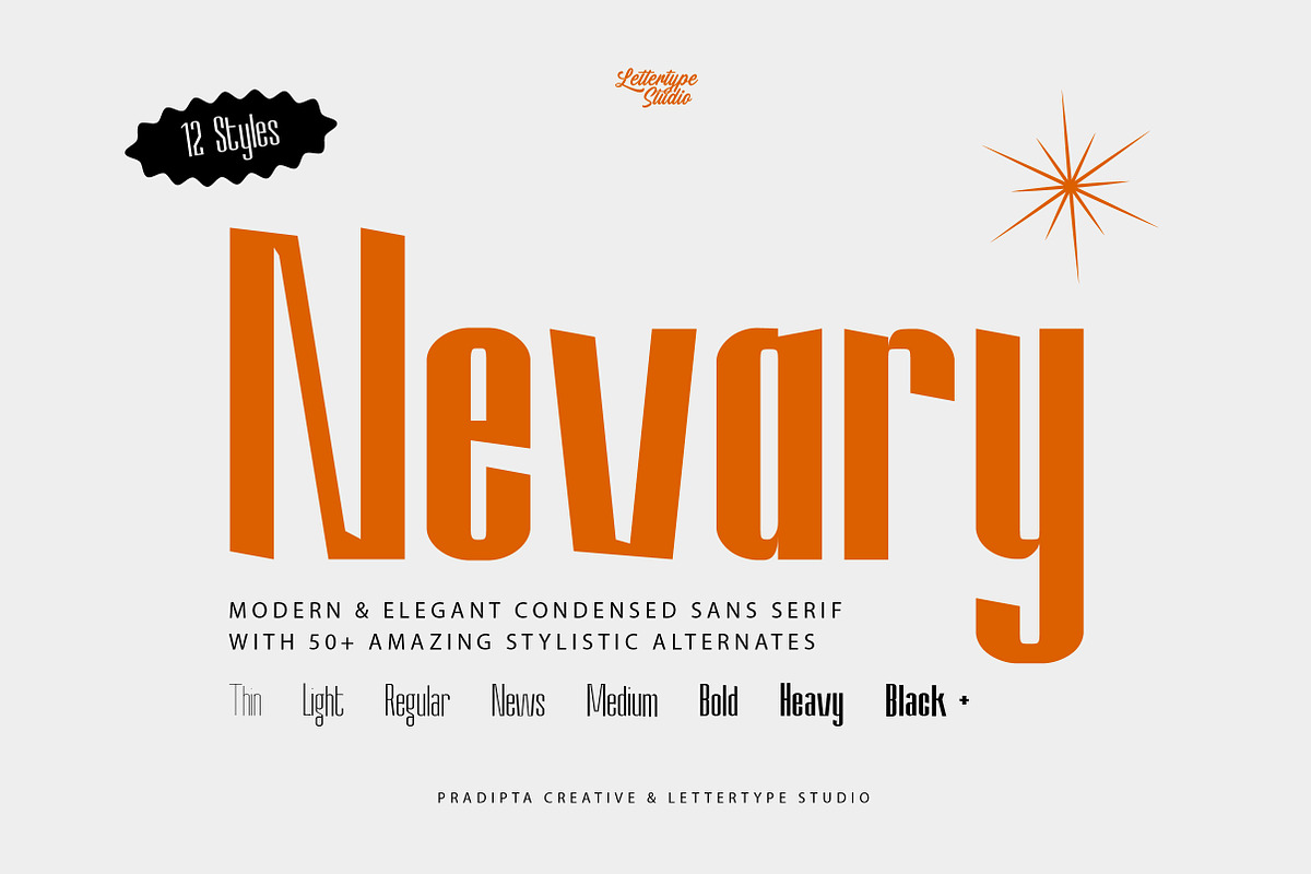 Nevary Modern Sans Family | 75% OFF, a Sans Serif Font by Lettertype Studio (Photo 2 of 20)