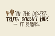 Don Rancho - Quirky Western Font Duo, a Sans Serif Font by agnyhasyastudio (Thumbnail 12 of 20)