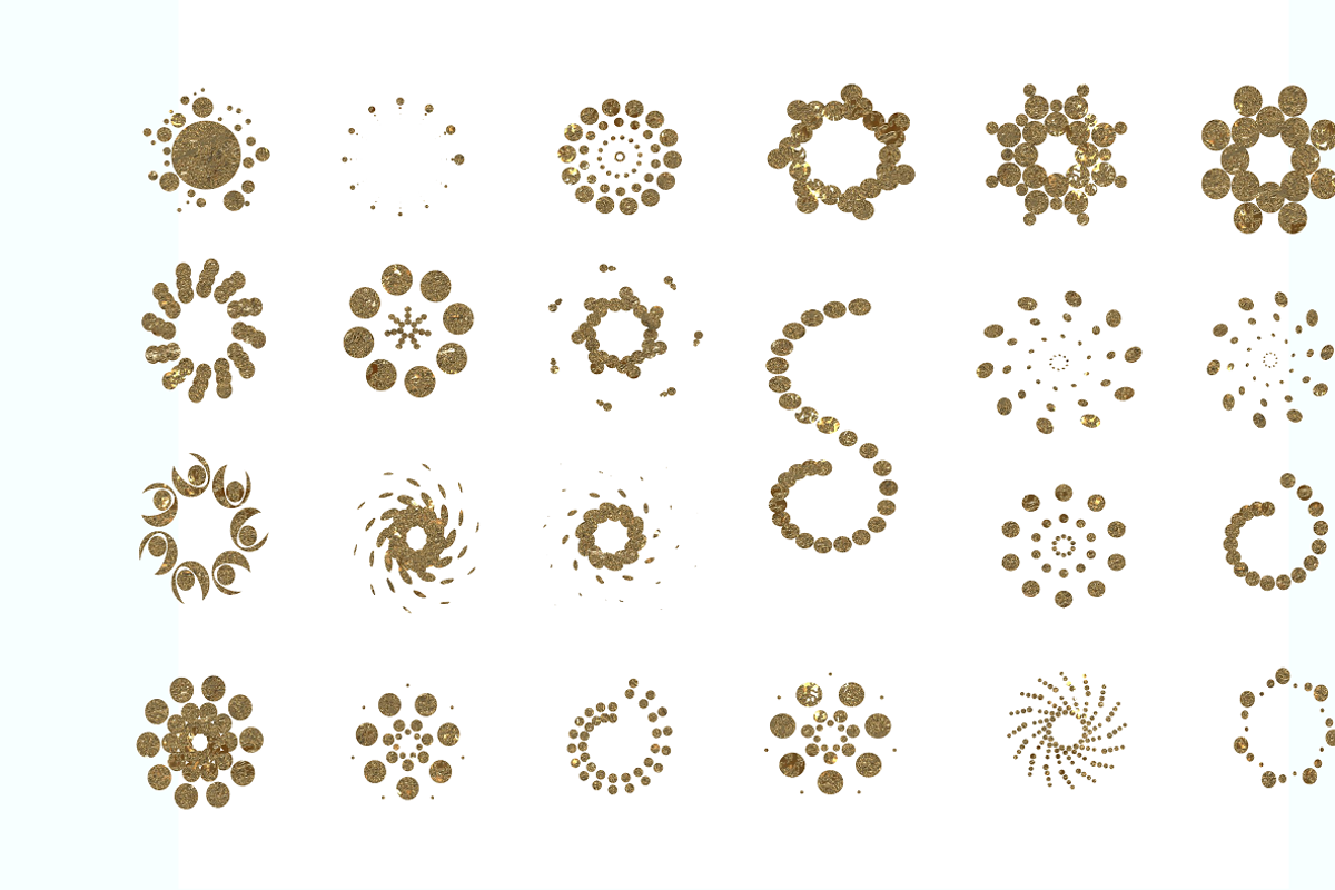 Mysterious Crop Circles Bundle Pack, an Illustration by Swarovski Crystals (Photo 4 of 7)