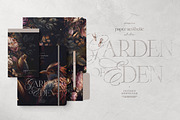 Gold Pastel Floral Pattern, a Pattern Graphic by paper aesthetic (Thumbnail 4 of 9)