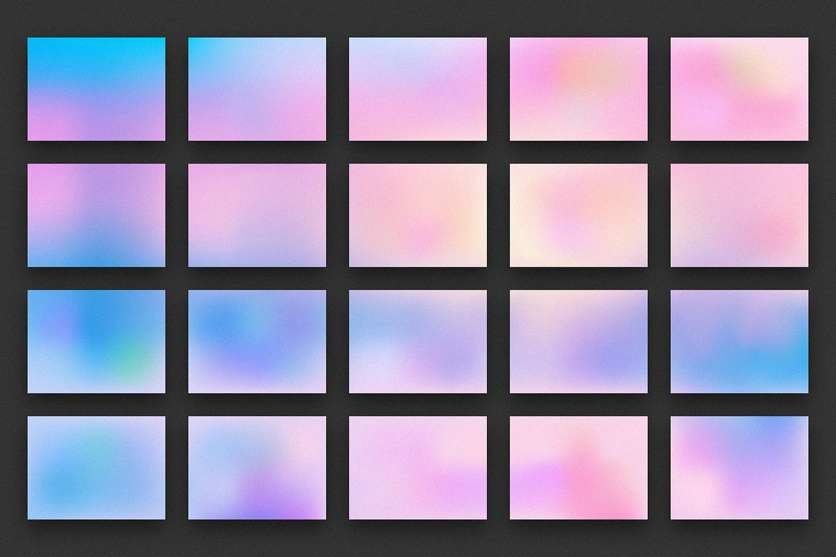 20 Winter Gradients Set, a Texture Graphic by le-genda (Photo 3 of 11)