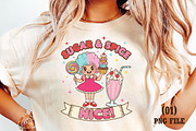 Joy Santa Repeat Pattern, Pink PNG, an Illustration by DreamArtGraphic (Thumbnail 1 of 5)